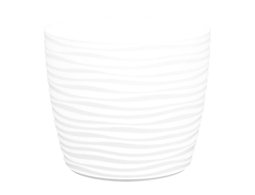 Obal na květník SAHARA PETIT plastový matný d23x21cm