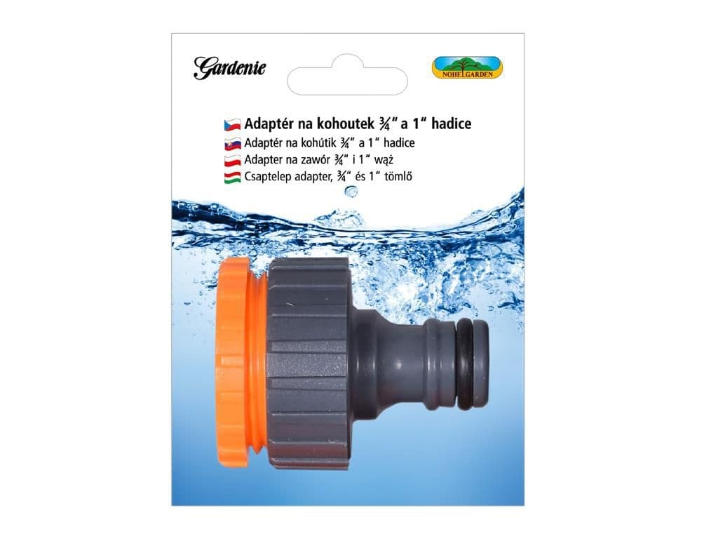 Adaptér na kohoutek pro hadici 3/4 a 1 plastový