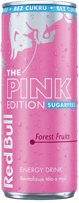 Red Bull Pink Sugarfree s příchutí lesního ovoce