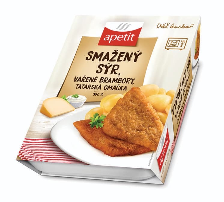 Apetit Smažený sýr , vař.brambory, tatar.omáčka 390g