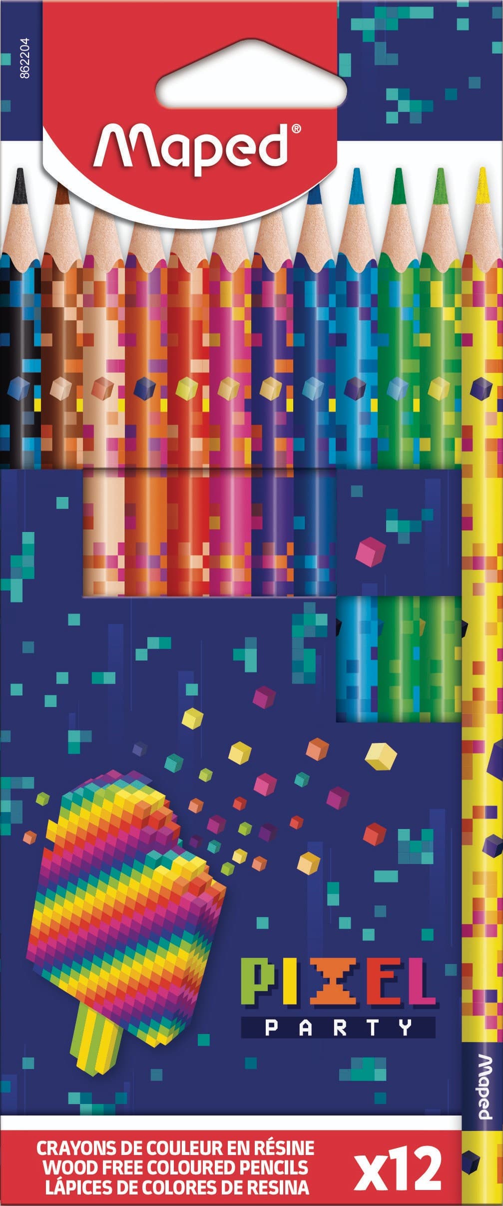 Maped Pastelky trojboké Pixel 12 ks