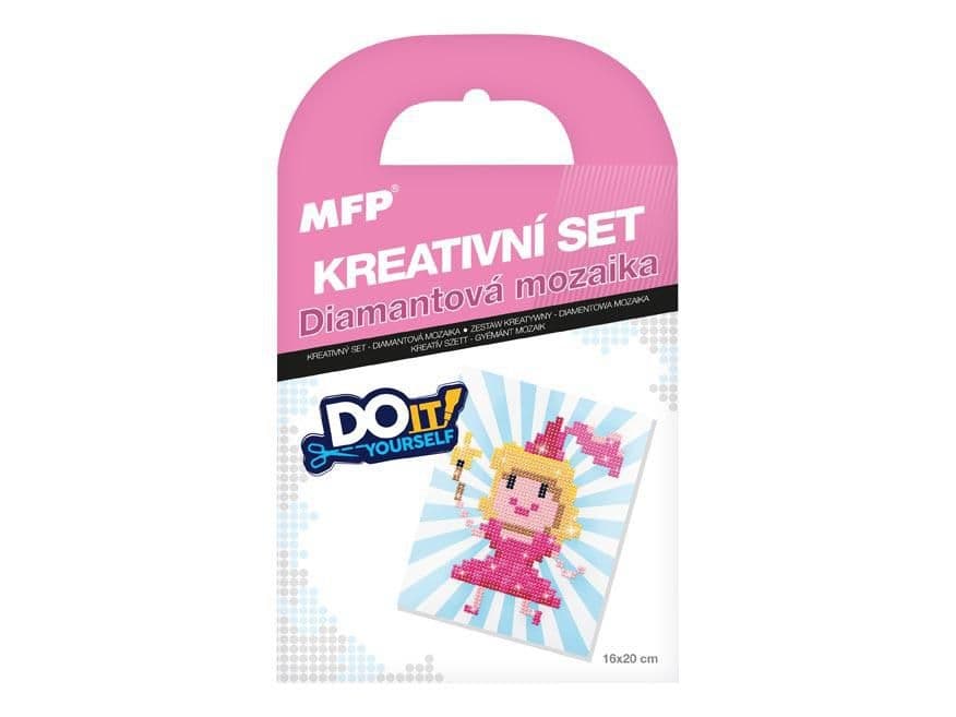 Kreativní set - Diamantová mozaika panenka