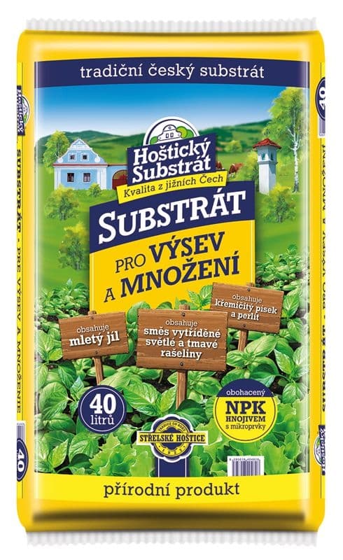 Hoštický substrát Substrát pro výsev a množení 40 l