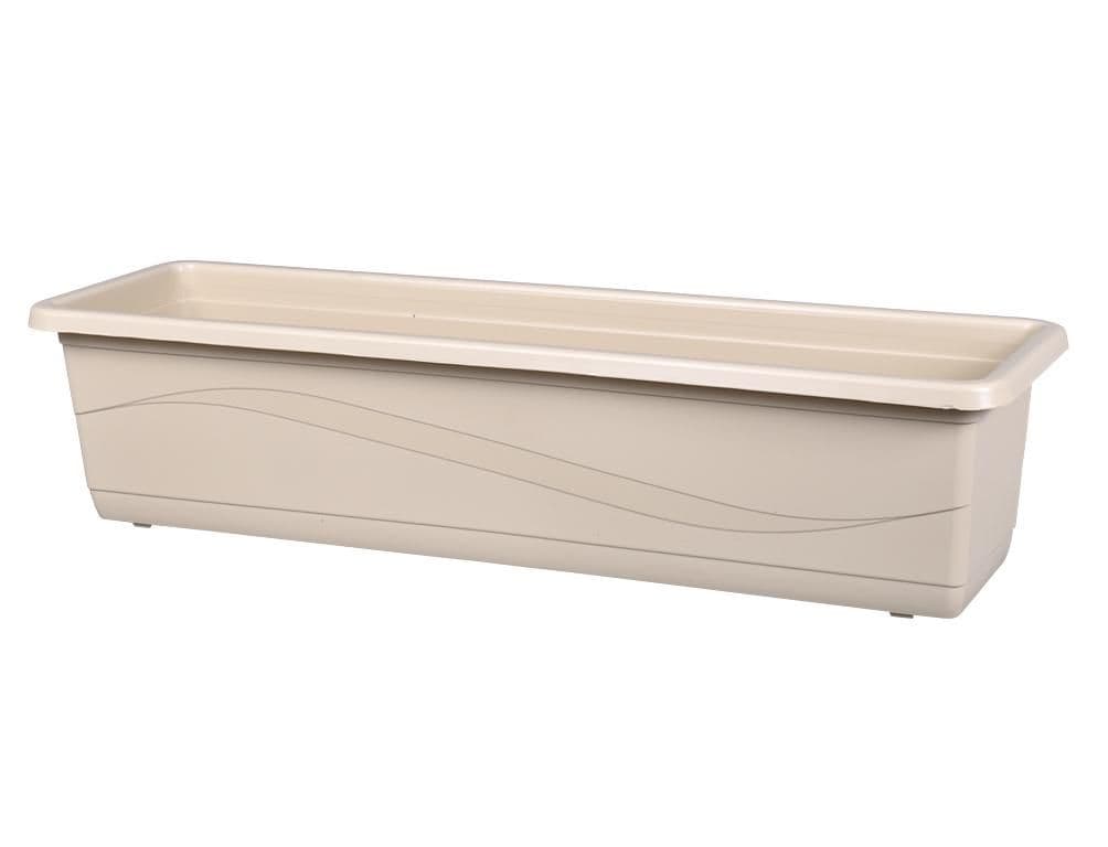 Truhlík LOBELIA MODERN plastový tm.béžový mat 50cm