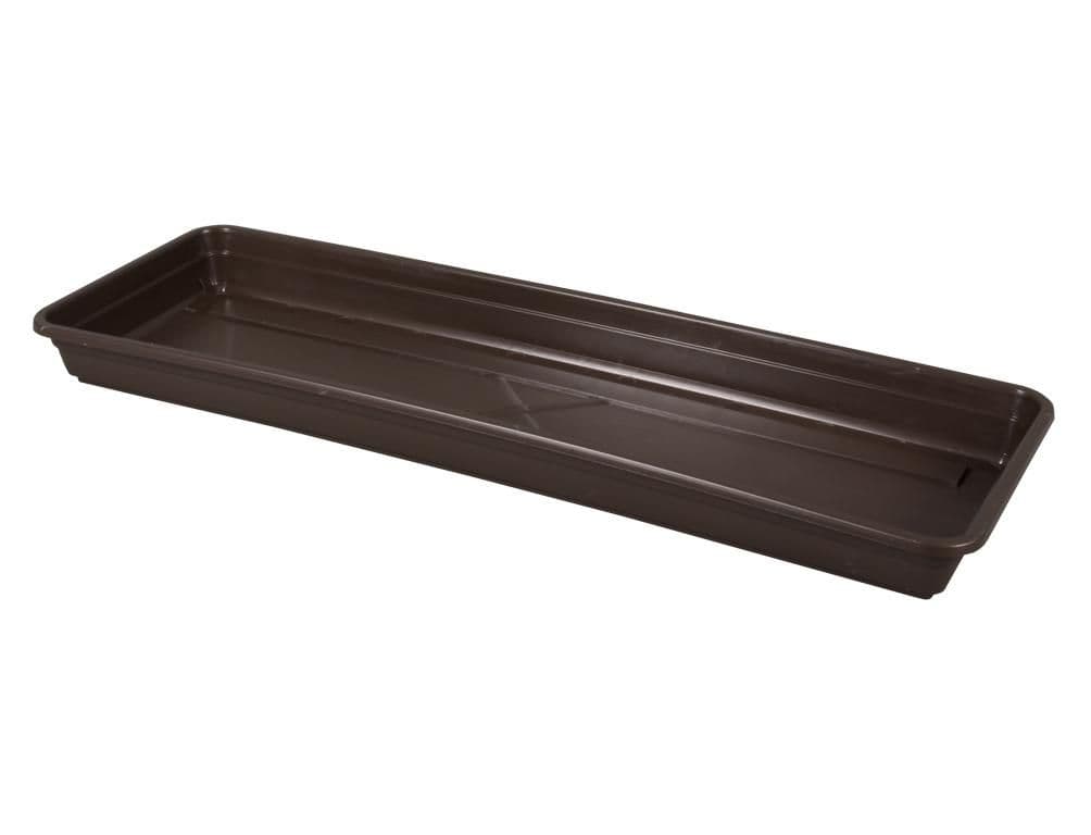 Podmiska pod truhlík Lobelia 60 cm Hnědá