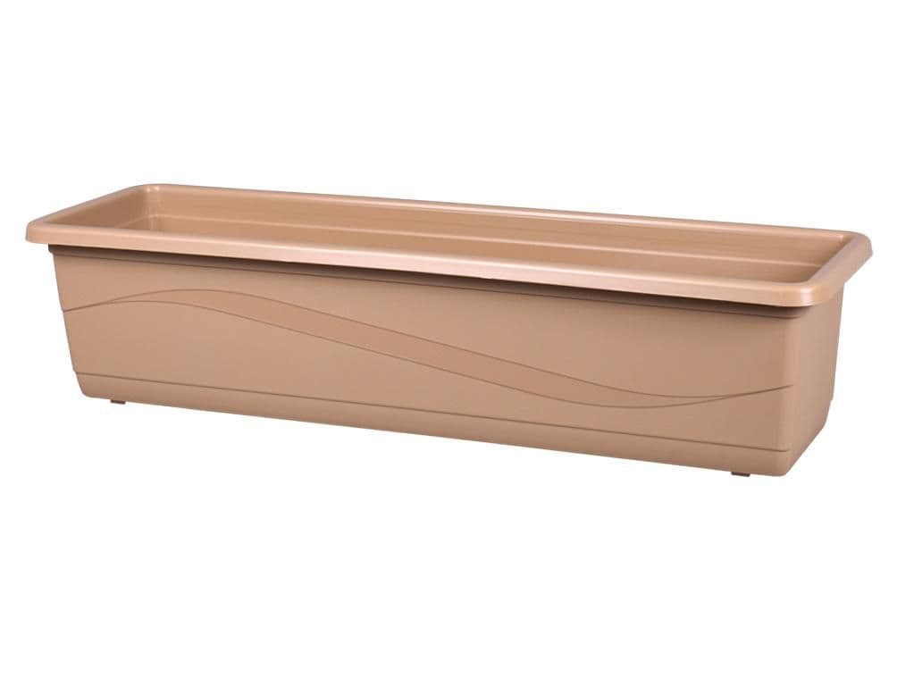 Truhlík LOBELIA MODERN plastový sv.hnědý mat 60cm