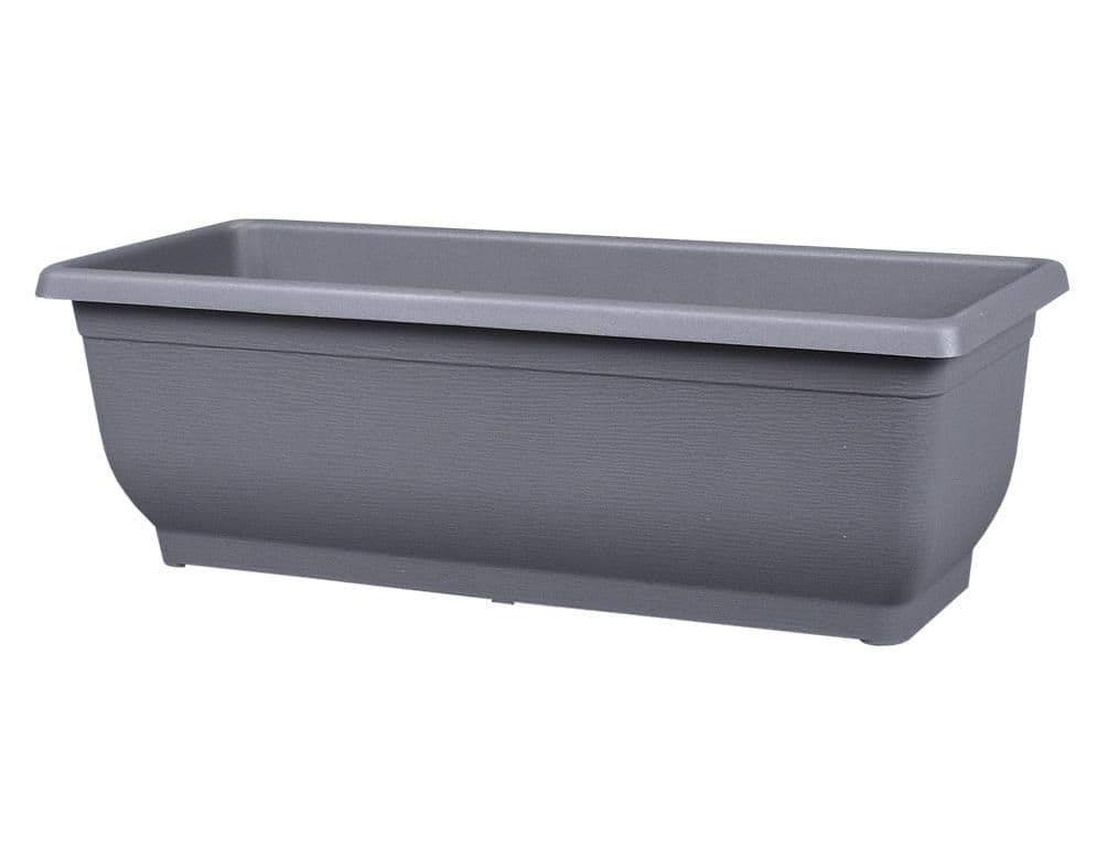 Truhlík samozavlažovací TORENIE MODERN 50cm šedý matný