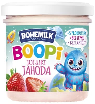 Bohemilk BOOPi Jogurt jahoda