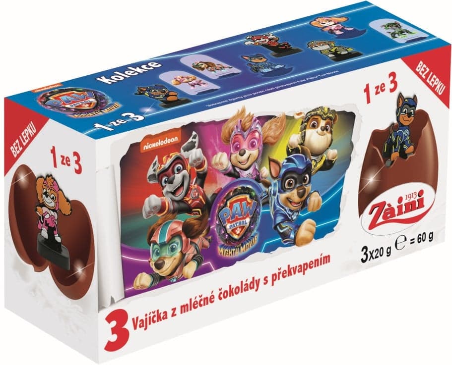 Zaini 3pack Čokoládová vajíčka s překvapením