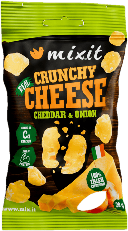 Mixit Křupavý sýr do kapsy – Irský cheddar & cibule