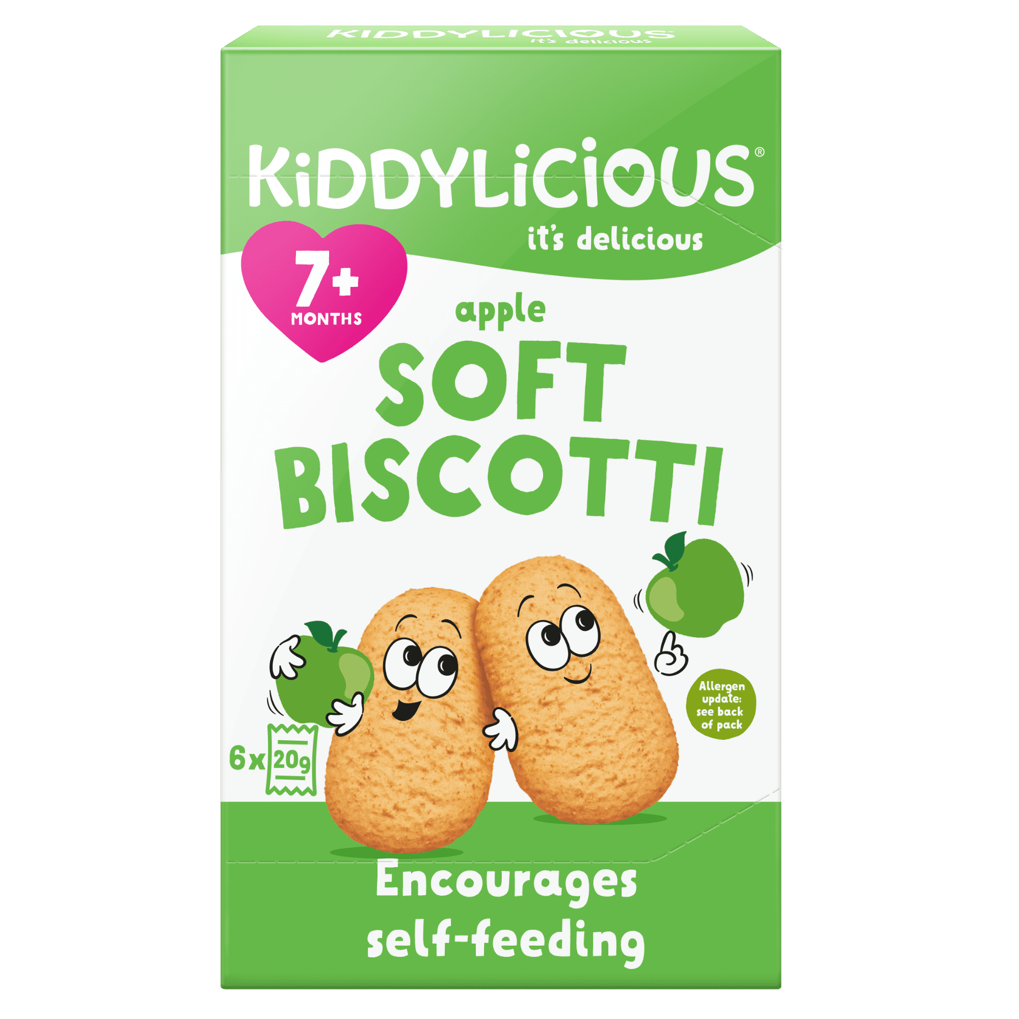 Kiddylicious Sušenky měkké jablečné