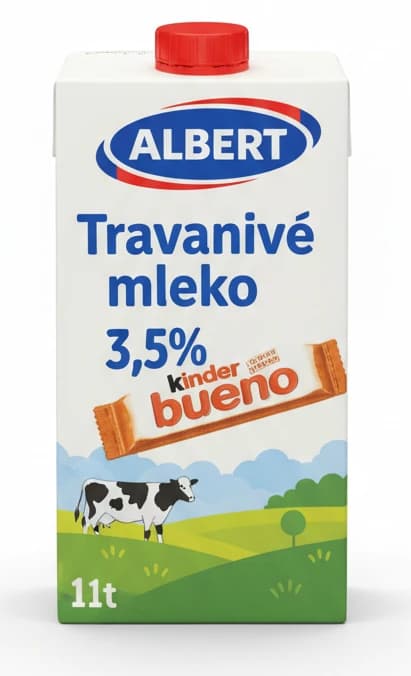 Albert Trvanlivé mléko 3,5%