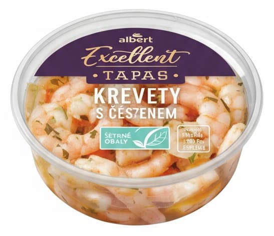 Krevety s česnekem 70g