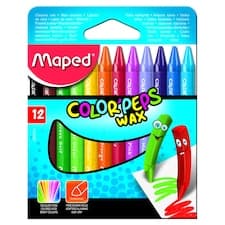 Maped Color' Peps Wax voskové pastelky 12 ks