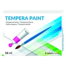 Temperové barvy 6 barev 16ml