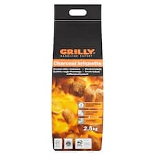 Grilly Dřevěné grilovací brikety 2,5kg