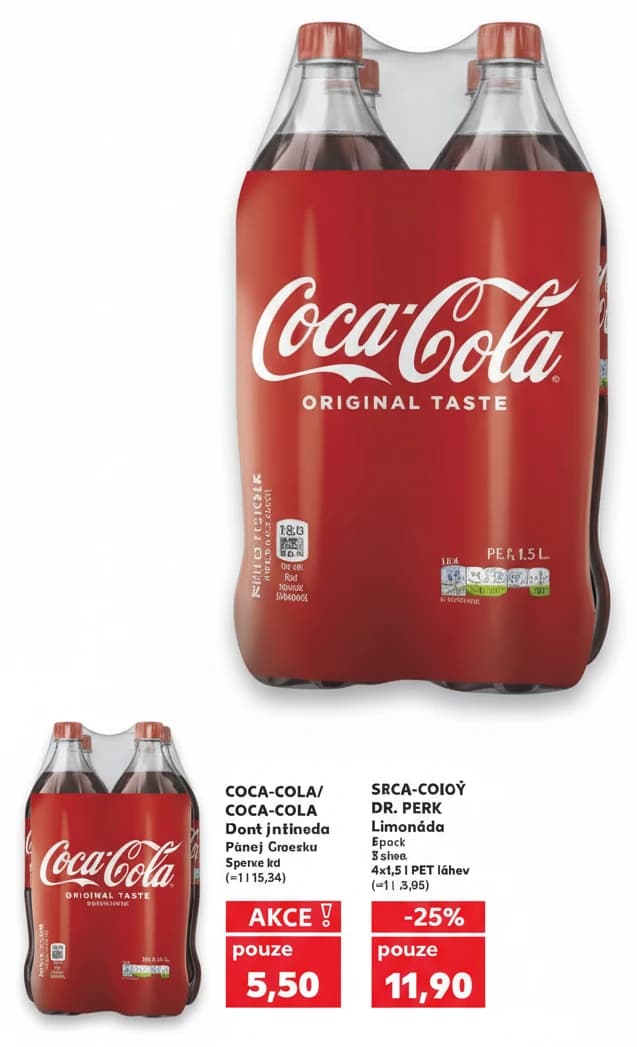 COCA-COLA/COCA-COLA ZERO Limonáda 4x1,5l