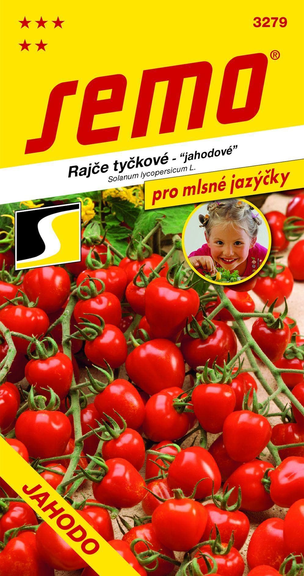 SEMO Rajče tyčkové Jahodové