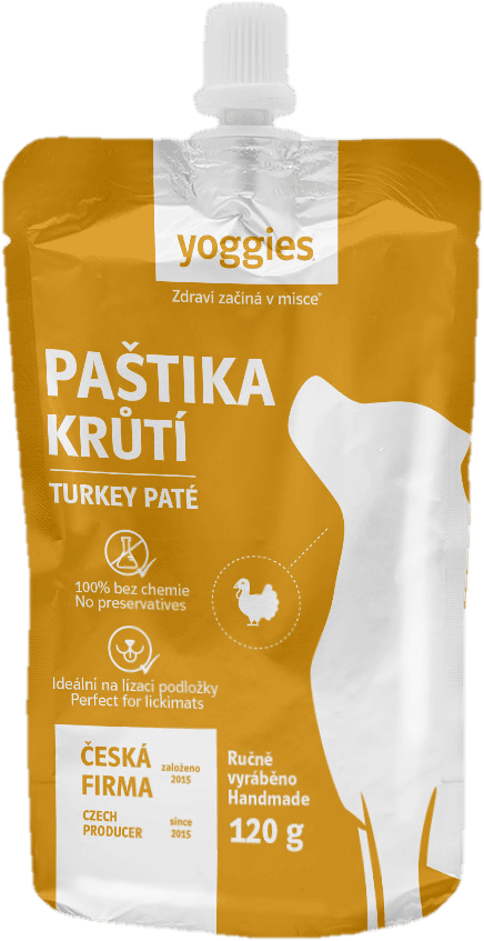 Yoggies Paštika s krůtím masem pro psy
