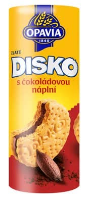 Opavia sušenky Disko, čokoládová náplň