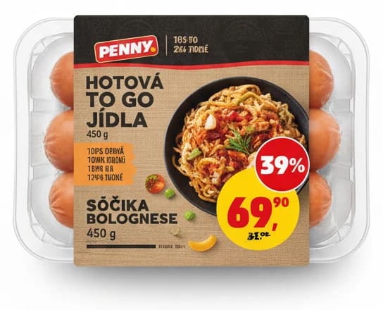 Hotová Jídla Penny To Go 450g