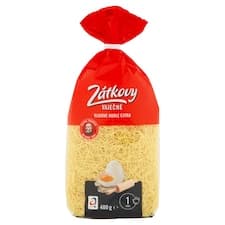 Zátkovy Vaječné Vlasové nudle extra 400g
