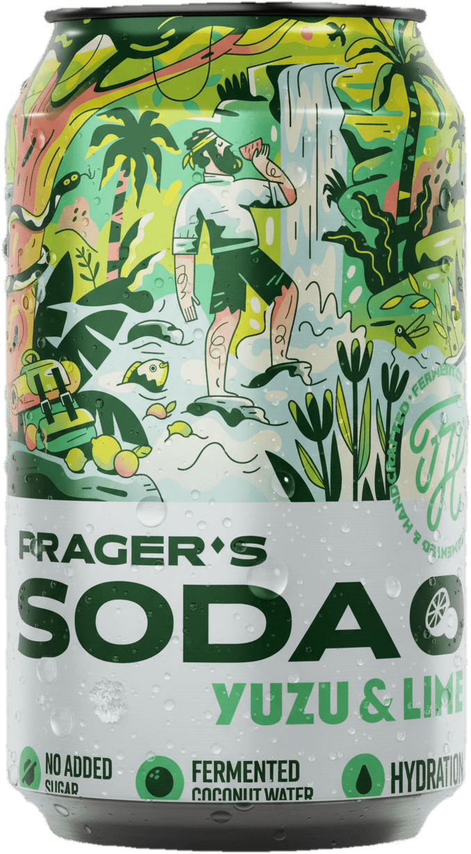 Prager's Soda Yuzu & Lime