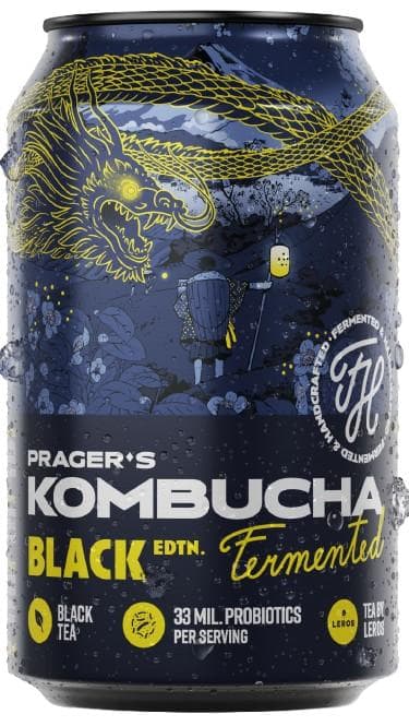 Prager's Kombucha Black Edition