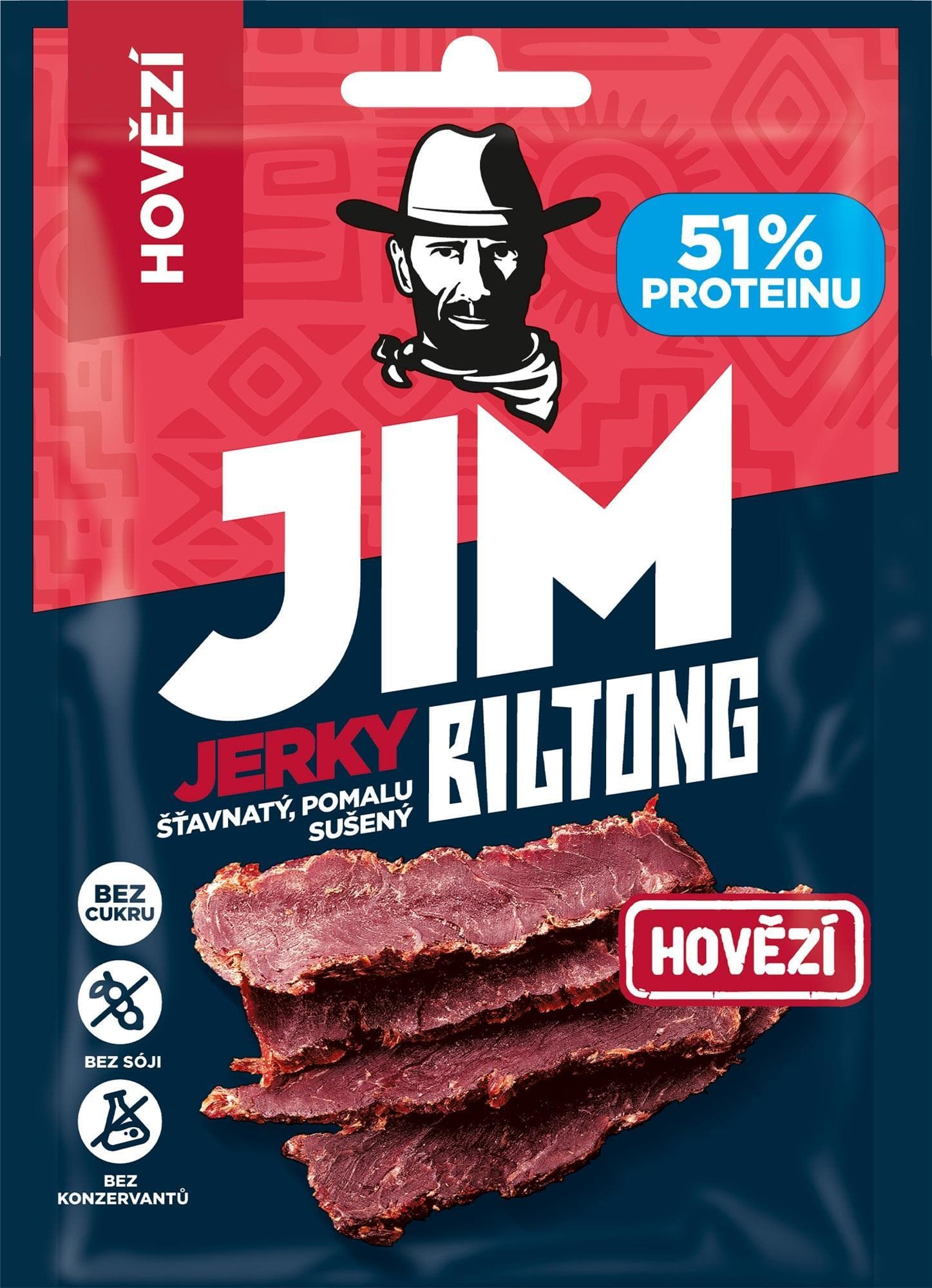 Jim Jerky biltong hovězí 20 g