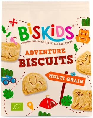 Biskids BIO Dětské celozrnné sušenky bez přidaného cukru