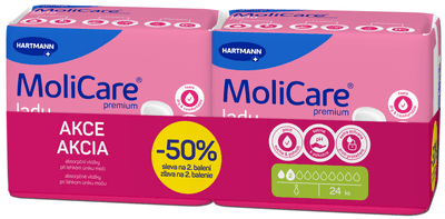 MoliCare Lady Pad 2 kapky, duopack 24.0 ks