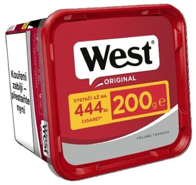 West Red, 200 g - cigaretový tabák, box