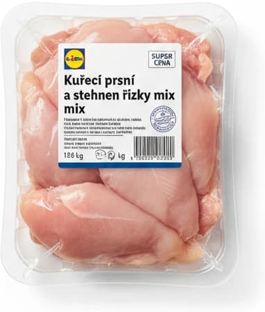 Kuřecí prsní a stehenní řízky mix