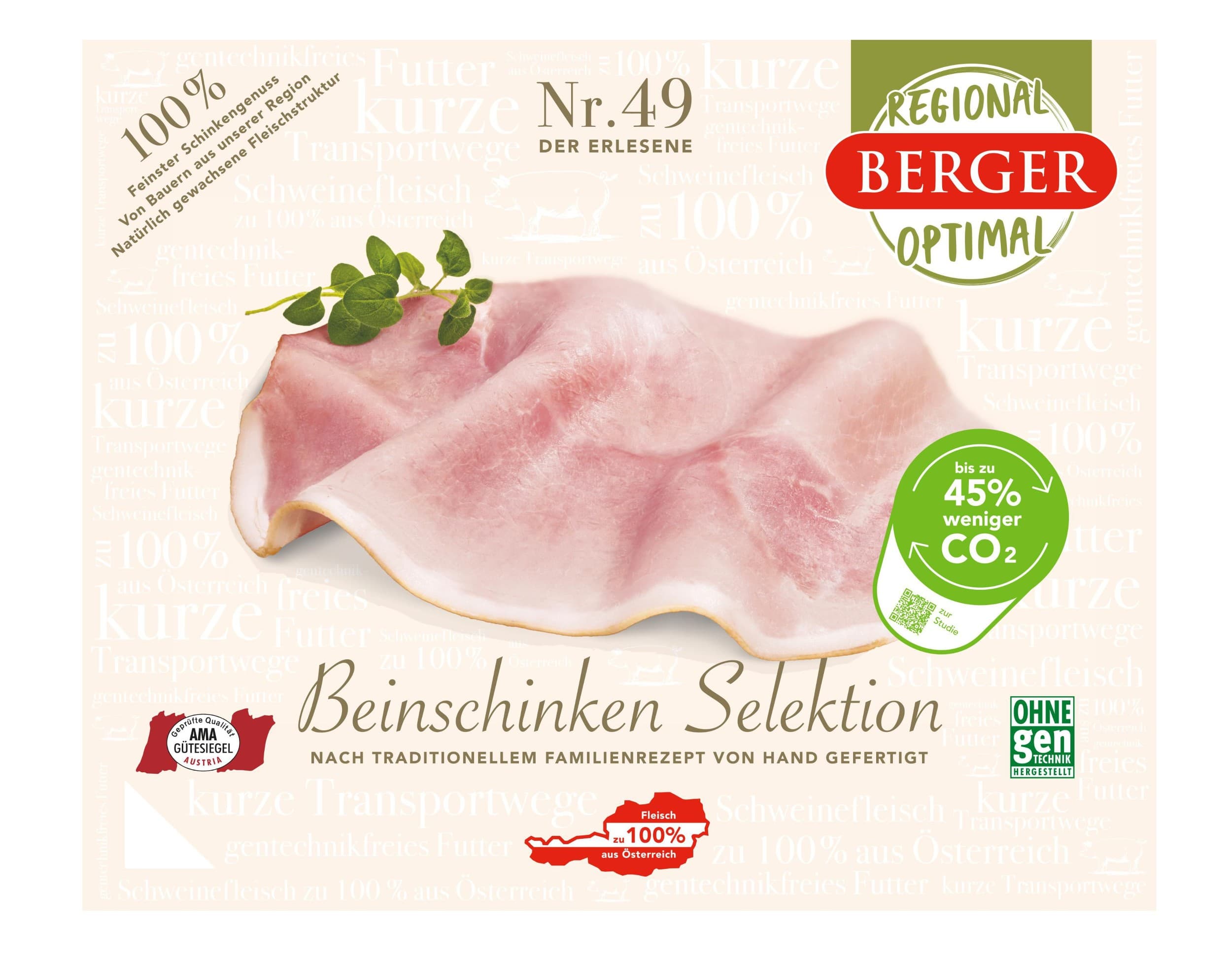 Berger Tradiční vepřová šunka výběrová 130g