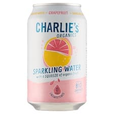 Charlie's Organics sycený nealkoholický nápoj s grepovou, pomerančovou a citronovou šťávou 330ml