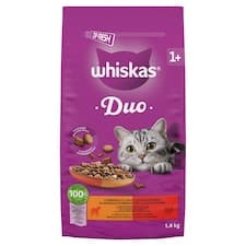 Whiskas Duo klasické menu s jehněčím a krůtím 1,4kg