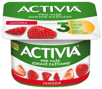 Activia Probiotický jogurt jahodový