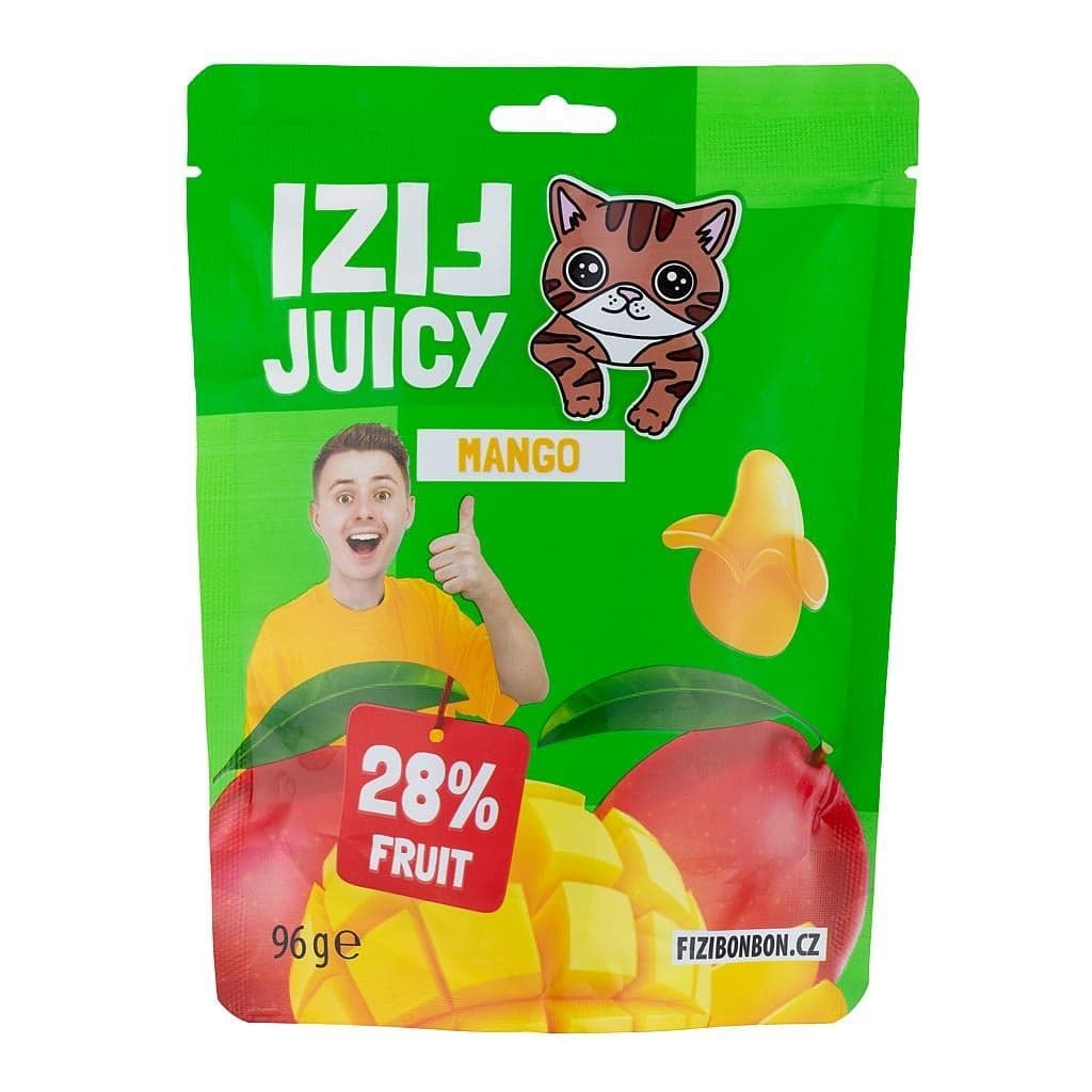 Fizi Juicy Mango želé bonbóny 96 g