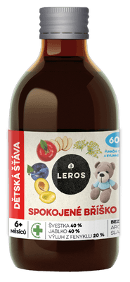 Leros Baby Dětská šťáva - Spokojené bříško