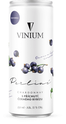 Vinium Perlivé Chardonnay Černý rybíz