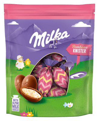 Milka Bonbons praskající