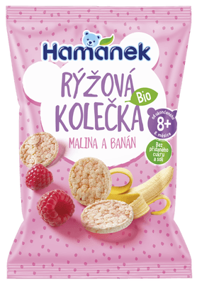 Hamánek Rýžová kolečka, Malina & Banán