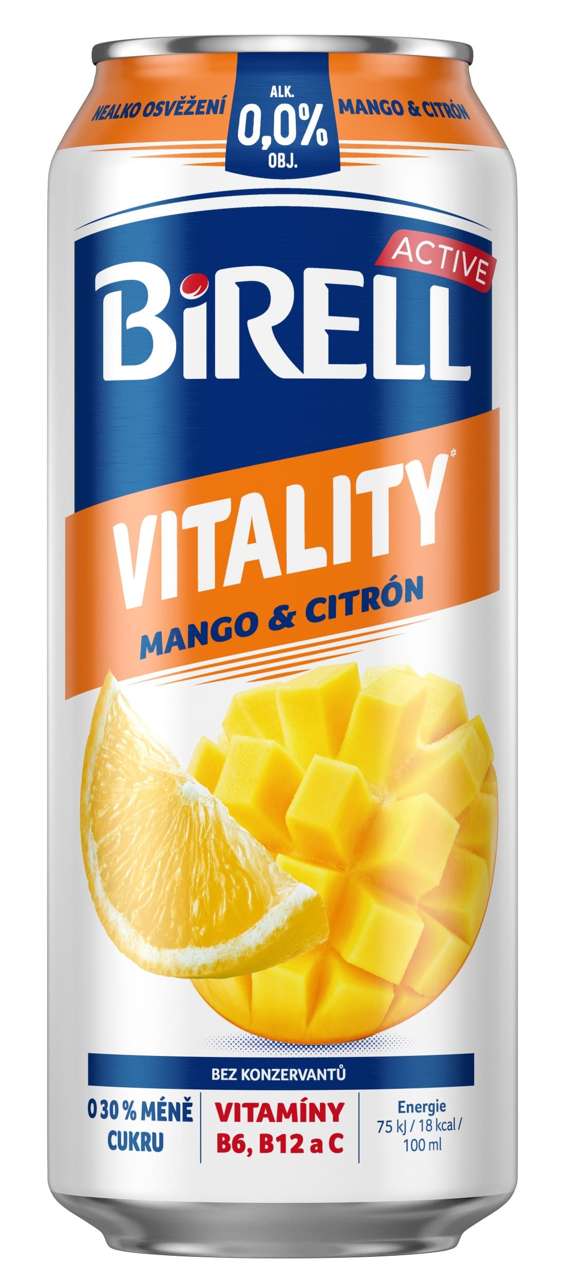 Birell Vitality Mango & Citrón 0,5l