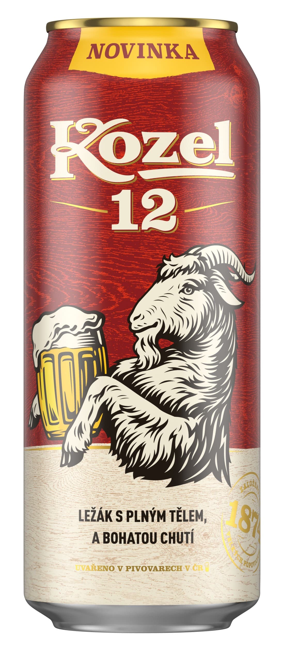 Velkopopovický Kozel 12 0,5L plech