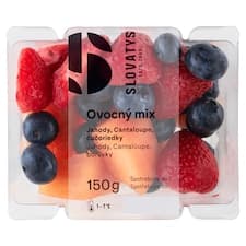 Slovatys Ovocný mix jahody, cantaloupe, borůvky 150g