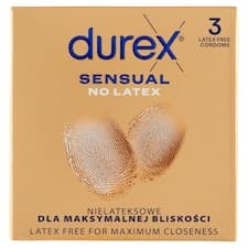 Durex Sensual No Latex kondomy 3 ks
