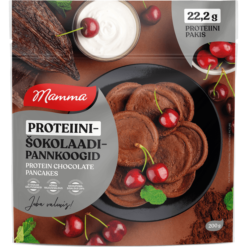 Mamma Čokoládové cheesecake palačinky s vysokým obsahem bílkovin 200 g