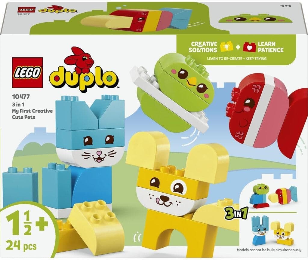LEGO® DUPLO® 10477 Roztomilí kreativní mazlíčci 3 v 1