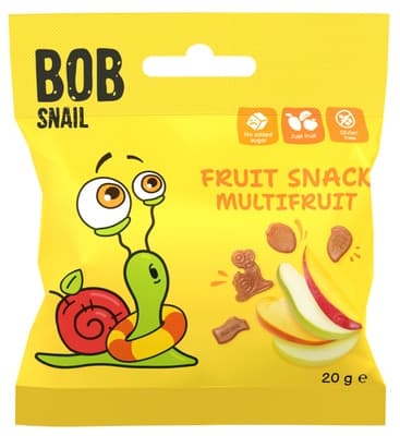 Šnek Bob ovocný snack multifruit