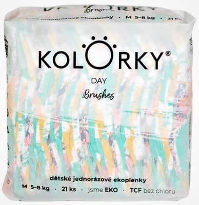 Kolorky Day EKO plenky - Štětce - vel. M (5-8 kg)